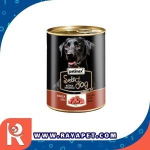 رایاپت فروشگاه آنلاین لوازم و غذای حیوانات خانگی-کنسرو غذای سگ پاتی مکس مدل گوشت گوساله