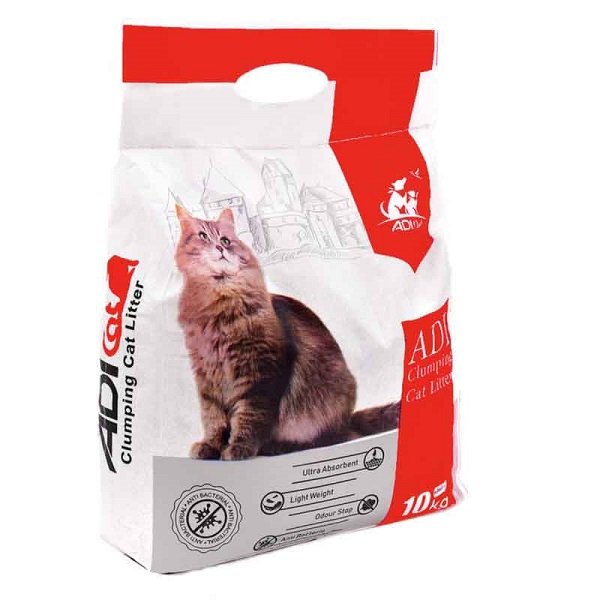 خاک بستر گربه آدی پت مدل عطری رایحه هلو وزن 10 کیلوگرم-رایاپت