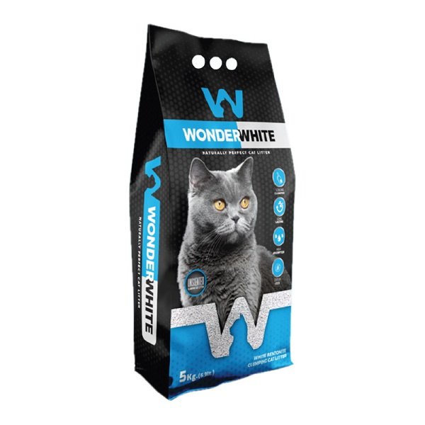 خاک گربه واندر وایت مدل Unscented وزن 5 کیلوگرم-رایاپت